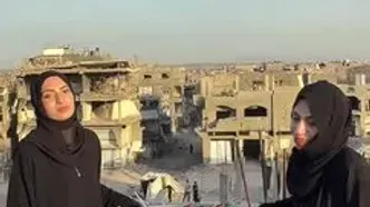 باربیکیو دو دختر جوان برای ۳۰۰ کودک در غزه