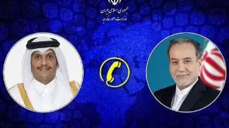 رایزنی تلفنی وزیر خارجه قطر با عراقچی