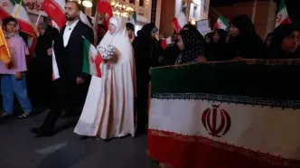 جشن ازدواج ۱۰۰۰ زوج جان‌فدا در پایتخت