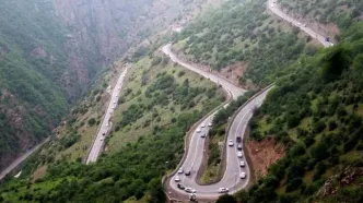 بارش باران و مه‌گرفتگی در جاده‌های شمالی کشور