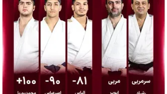 مبارزات ملی‌پوشان جودو ایران در قزاقستان آغاز شد