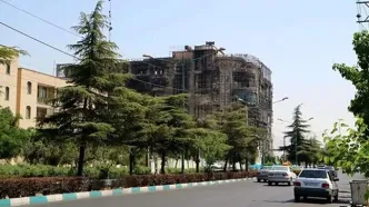 پاساژ ارغوان یک هفته پس از فاجعه آتش‌سوزی