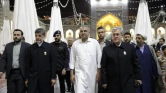 تشرف وزیر کشور پاکستان به حرم مطهر امام رضا(ع)