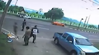 لحظه جدا شدن روح از بدن یک زن در تصادف رانندگی/ فیلمی که جهان را تکان داد/ ویدئو