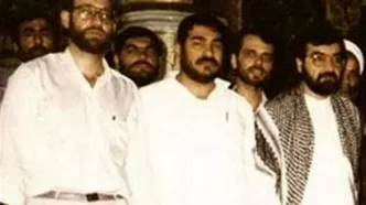 محسن رضایی، شهید لاریجانی و شهید شمخانی در مراسم حج سال ۱۳۷۱ | ببینید