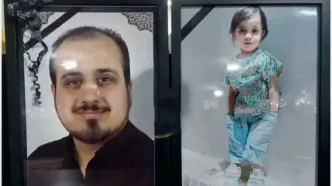مرگ تلخ پدر و دختر 2 ساله اش در آغوش هم / صحنه تراژدیک مرگ شان را ببینید
