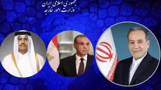 گفتگوهای تلفنی وزیر امور خارجه با همتایان قطری و مصری