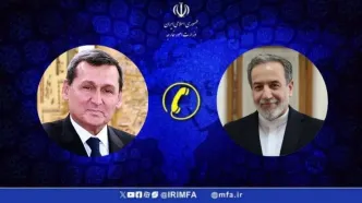 گفتگوی تلفنی وزرای امور خارجه جمهوری اسلامی ایران و ترکمنستان