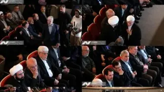 غیبت جبلی رییس صداوسیما در مراسم یادبود شهید لاریجانی + عکس