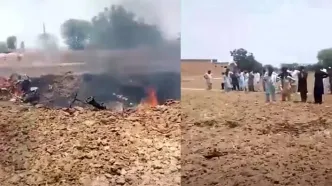 سقوط هواپیمای نیروی هوایی پاکستان