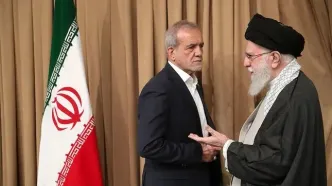 پزشکیان: در جنگ ۱۲ روزه خدمت رهبر شهید رفتم و ایشان گفتند چگونه مذاکره انجام بشود/ ایشان قبول کردند ما باید برویم پای میز مذاکره، اما اکنون تبلیغ می شود که نباید مذاکره کنیم/ اگر بگویم برخی درباره مذاکره حرف بی ربط می زنند، دعوا ایجاد می شود/ ویدئو