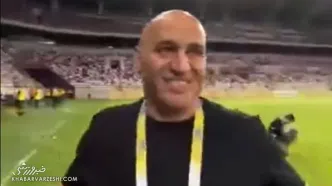 ویدیو| علیرضا منصوریان در عراق احساساتی شد