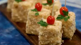 طرز تهیه کیک مرغ خانگی خوشمزه و مجلسی