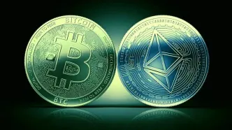 قیمت بیت‌کوین و اتریوم امروز یکشنبه ۱۳ اردیبهشت ۱۴۰۵