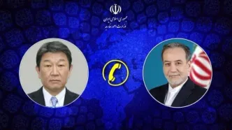 گفتگوی تلفنی عراقچی با وزیر خارجه ژاپن