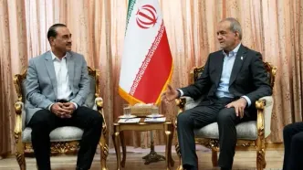 عاصم منیر با پزشکیان دیدار کرد