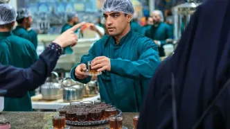 تصاویر؛ گوش شکسته‌ها در چایخانه امام رضا(ع)