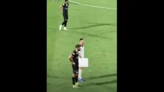 ببینید؛ رفتار عجیب و ۱۸+ رونالدو بعد از تشویق مسی توسط هواداران!