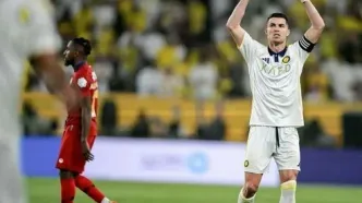 هنرنمایی متفاوت رونالدو در جشن قهرمانی النصر