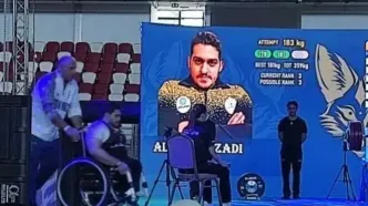 طلای مجموع و برنز حرکت برای ایزدی در پاراوزنه‌برداری الجزایر