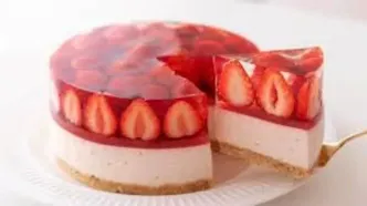 طرز تهیه چیز کیک توت فرنگی !