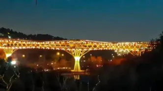 پل طبیعت امشب نارنجی می‌شود