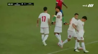 ویدیو: گل اول ایران به گامبیا توسط آریا یوسفی