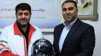 کولیوند عضو افتخاری فدراسیون موتورسواری و اتومبیلرانی شد