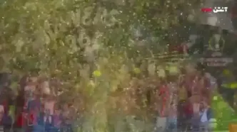 جشن قهرمانی تیم کریستال پالاس