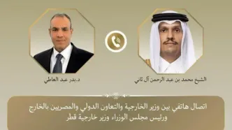 گفت‌وگوی وزرای خارجه قطر و مصر درباره مقابله با بحران در منطقه