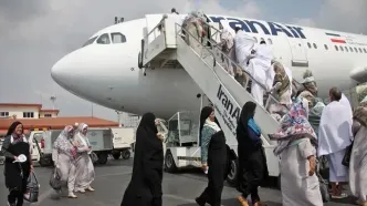 ورود حجاج ایرانی از ۲۳ ایستگاه پروازی کشور