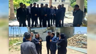 وزیر ارتباطات روند بازسازی مراکز آسیب‌دیده وزارت ارتباطات در شیراز را بررسی کرد