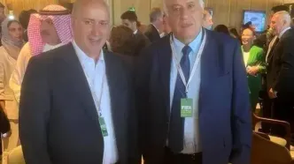دیدار تاج با روسای فوتبال فلسطین و بلژیک