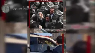 ببینید/ ویدیویی از محافظین و لندکروز حفاظت از احمدی نژاد پس از حمله اسرائیل
