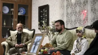 دیدار فرمانده قرارگاه خاتم با خانواده شهیدان نصیرزاده و دره باغی