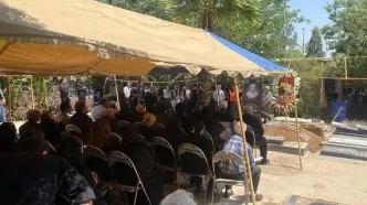 پیکر شاپور رحیمی خواننده و نوازنده عود در خانه ابدی آرام گرفت+عکس