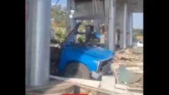 انفجار خودرو در جایگاه سوختگیری تهرانپارس