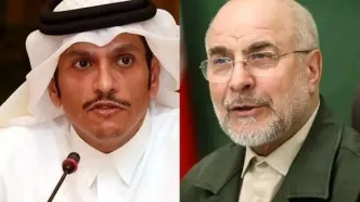 دیدار قالیباف و نخست‌وزیر قطر در سوئیس/ گفت‌و‌گو در مورد اجرای بند‌های تفاهم‌نامه، آزادسازی ۱۲ میلیارد دلار از اموال بلوکه شده ایران و ۳۰۰ میلیارد دلار سرمایه‌گذاری در موضوع بازسازی