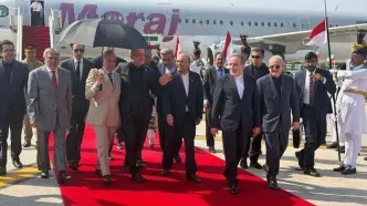 استقبال متفاوت از هواپیمای پزشکیان در پاکستان +فیلن