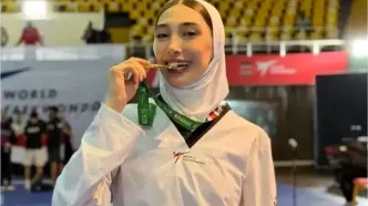 مبینا نعمت‌زاده پیگیر جام جهانی و مهدی طارمی!
