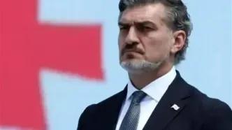 شرکت رئیس‌جمهور گرجستان در مراسم تشییع پیکر رهبر شهید