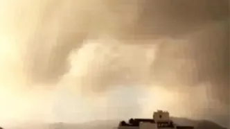 ویدئوی طوفان و رعد و برق در تهران منتشر شد