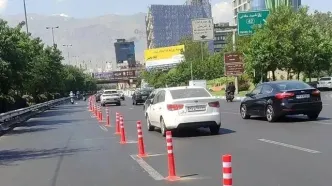ایجاد موانع موقت در برخی معابر تهران برای برگزاری مراسم تشییع رهبر شهید
