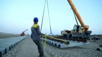 پیشرفت ۹۲ درصدی راه‌آهن چابهار - زاهدان/ تکمیل کریدور ریلی جنوب به شرق در مراحل نهایی
