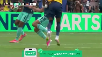 گل اول اکوادور به آلمان توسط نیلسون آنگولو