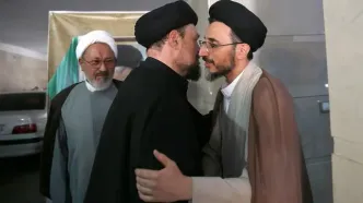 سیدحسن خمینی به منزل اسماعیل خطیب رفت + عکس