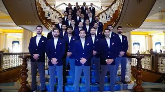 تصاویری از تیم ملی ایران در راه جام جهانی مکزیک!