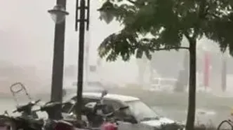 طوفان تندری شرق مشهد را در نوردید / چهارشنبه ۲۷ خرداد