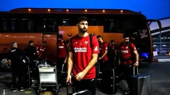 تیم ملی والیبال ایران به بلگراد رسید