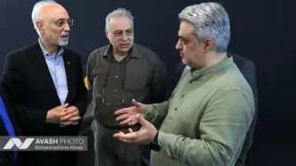 بازدید علی اکبر صالحی از تحریریه آوش
